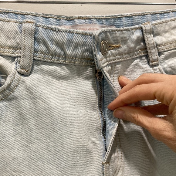 ZARA Light Blue Denim Jean Mini Skirt medium​ - Picture 5 of 11